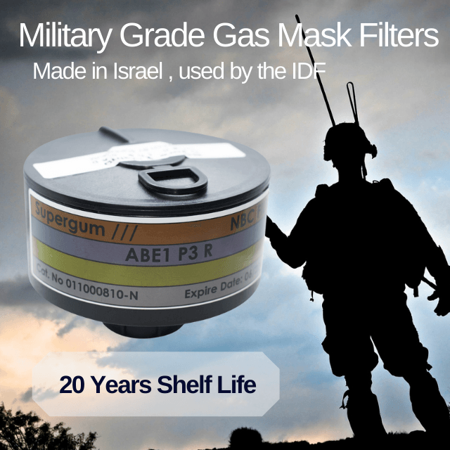 Military Gas Mask CBRN Filter