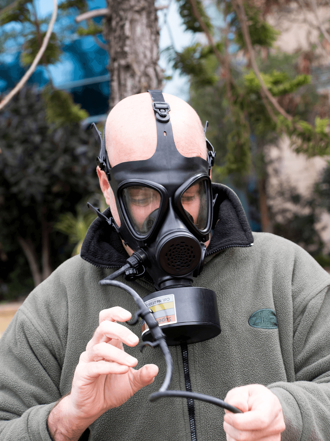 M15 Gas Mask with drinking tube